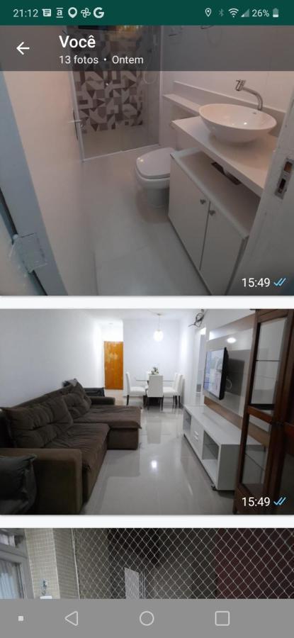 Apartamento Pe Na Areia Гуаружа Экстерьер фото